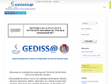 Tablet Screenshot of dev.gedissa.org