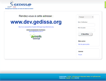 Tablet Screenshot of gedissa.org
